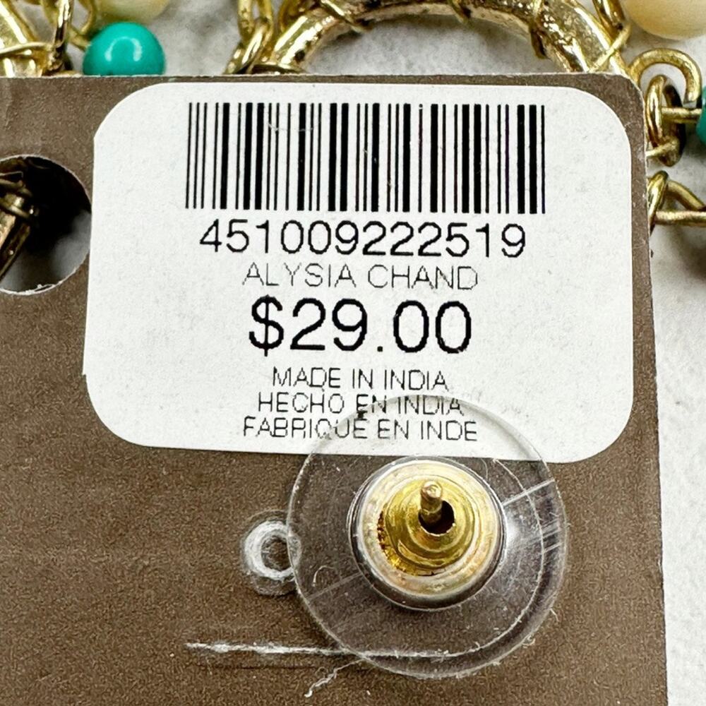 Chico's Alysia Chandelier Gold Tone Earrings ✨ - Picture 9 of 9